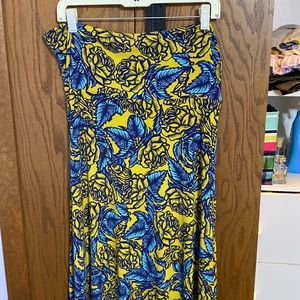 Floral lularoe maxi skirt